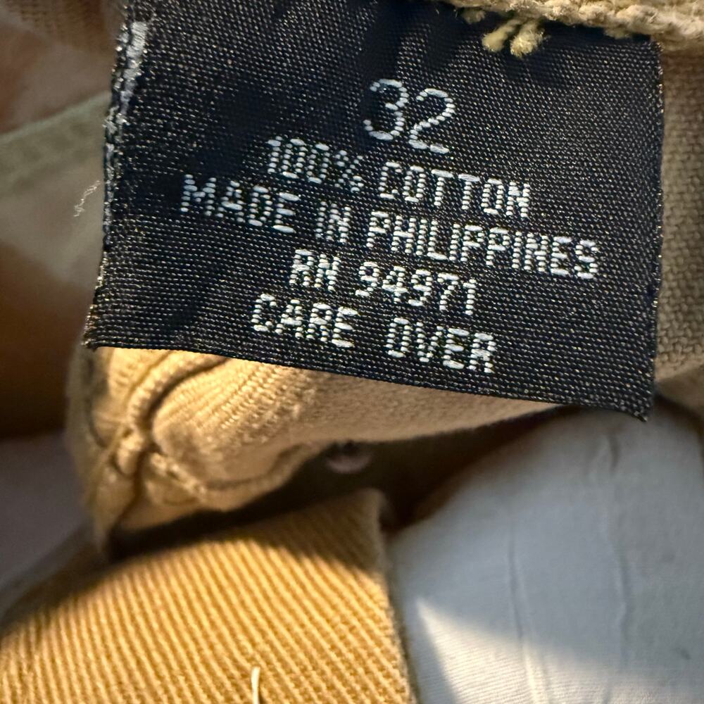 MAC Sport Khaki Straight Leg Pants, Tan Cotton Twill Casual, Men's Size 32 - Picture 7 of 7